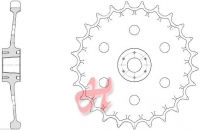 Antriebsrad ID: 44,70mm, Z: 13 Antriebsrad ID: 44,70mm, Z: 13