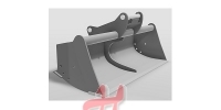 Grabenräumlöffel starr Klasse 0, 700mm Schnittbreite