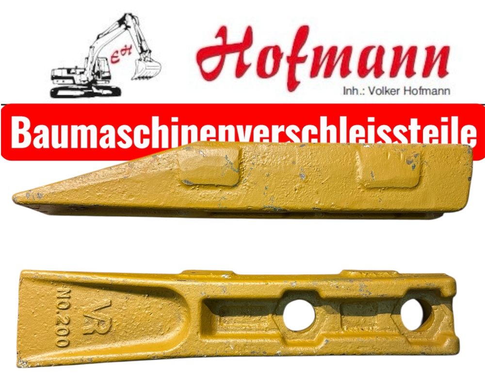 Greiferzahn 2 Loch, Lochabstand 90mm System Atlas