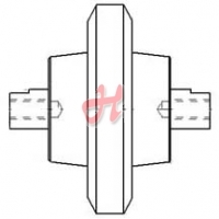 Laufrolle mit Innenbund DM: 150mm; 160mm/84mm