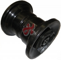 Laufrolle außengeführt, Breite: 164/89mm DM: 162/110mm Laufrolle außengeführt, Breite: 164/89mm DM: 162/110mm