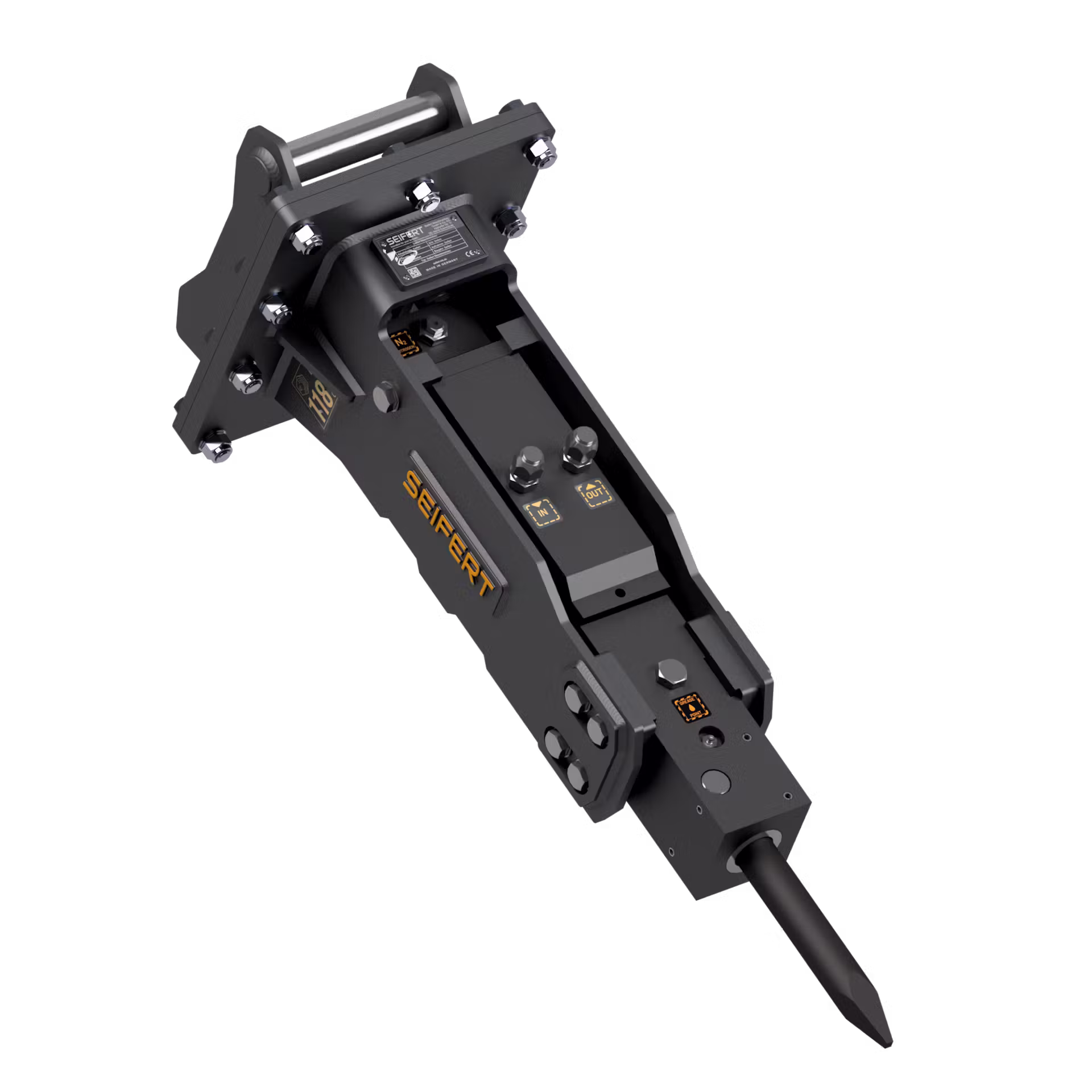 SHB150LE Hydraulikhammer mit Aufnahme MS01, 1,2-3to.