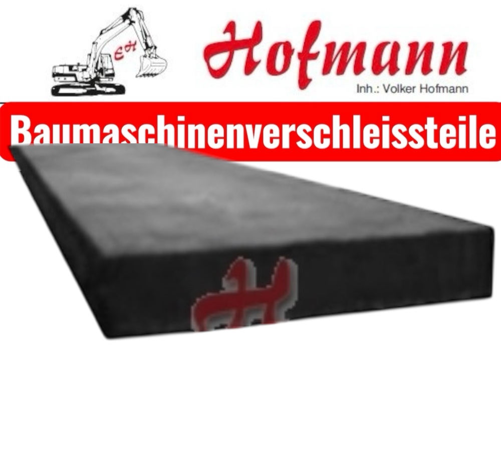 Verschleißleiste 1000x100x15mm Härtebrinell HB500
