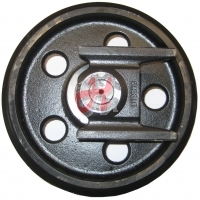 Leitrad mit Gleitstücken, DM 269mm, Gesamtbreite: 174mm Leitrad mit Gleitstücken, DM 269mm, Gesamtbreite: 174mm