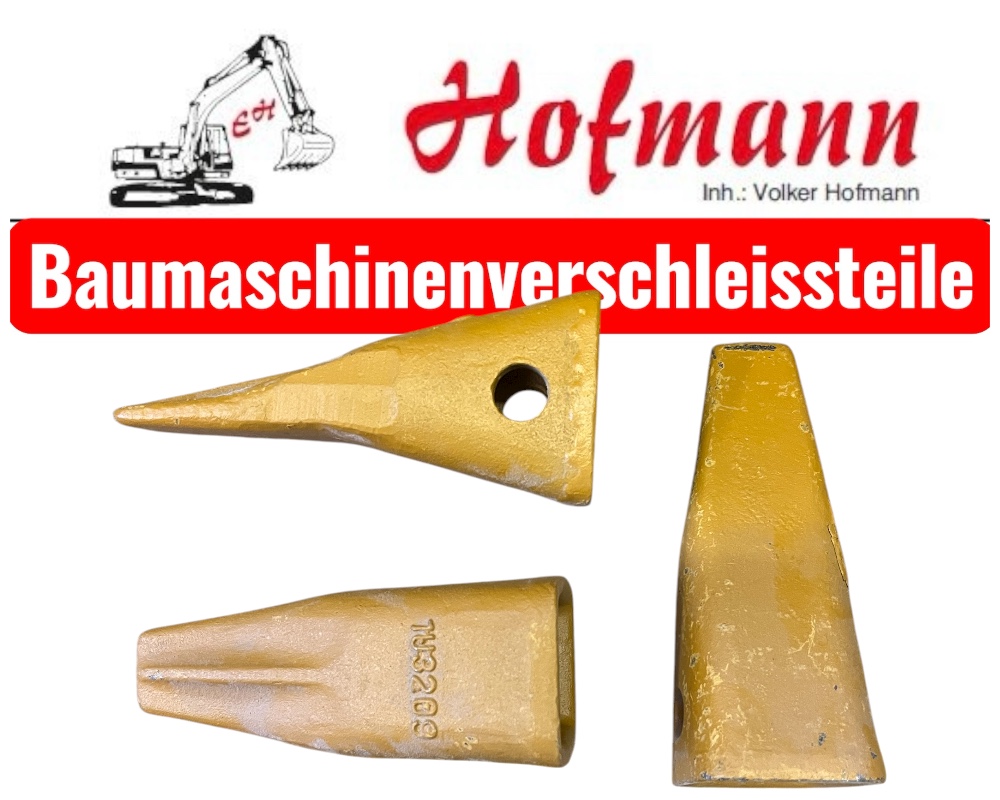 Baggerzahn halbspitz Ausführung System Cat J200, 1U3209