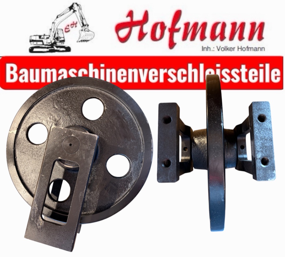 Leitrad mit Gleitstücken, Durchmesser: 286mm, Gesamtbreite 122mm