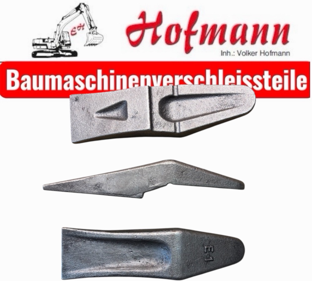 Anschweißzahn für Lader und Bagger