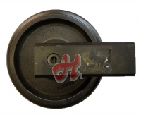 Leitrad mit Gleitstücken, DM: 236mm, Gesamtbreite: 126mm Leitrad mit Gleitstücken, DM: 236mm, Gesamtbreite: 126mm