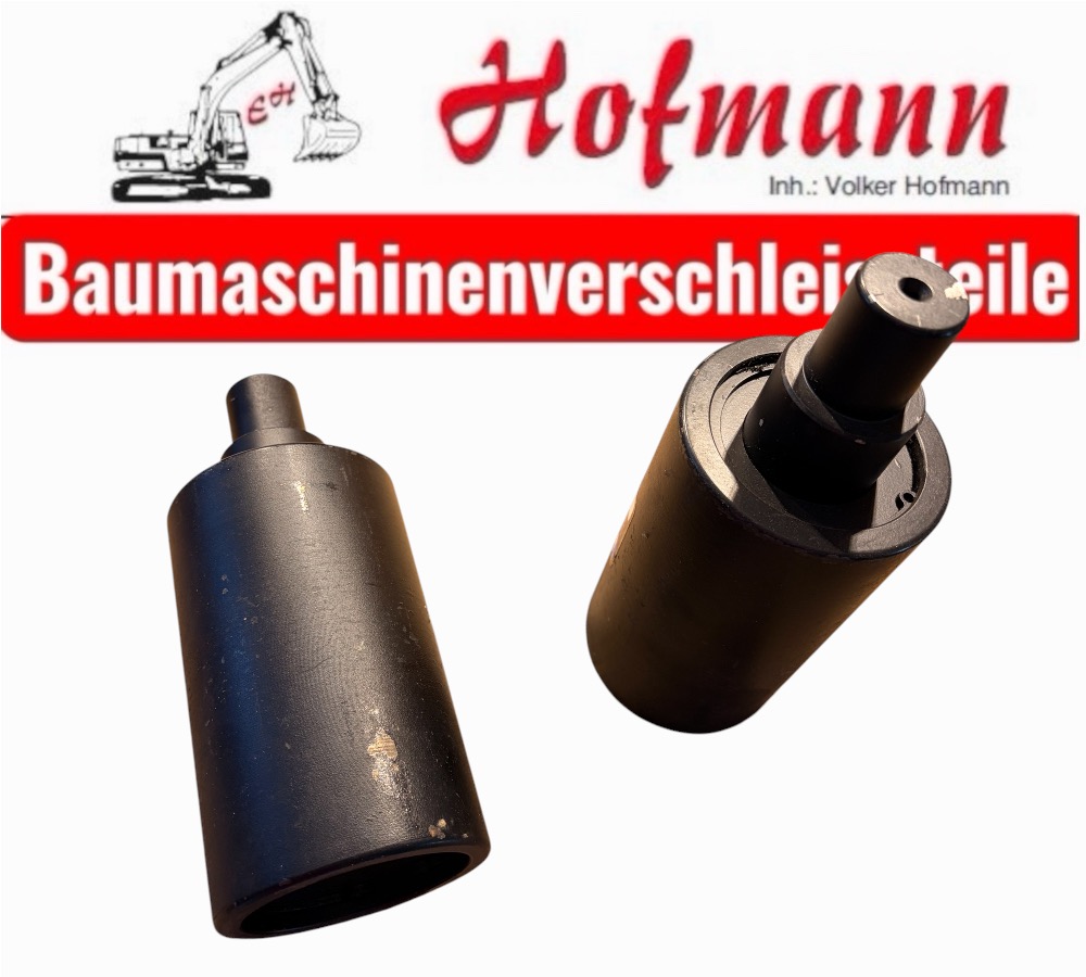 Tragrolle DM: 80mm, DM Welle: 27,95mm, Gesamtbreite: 190mm