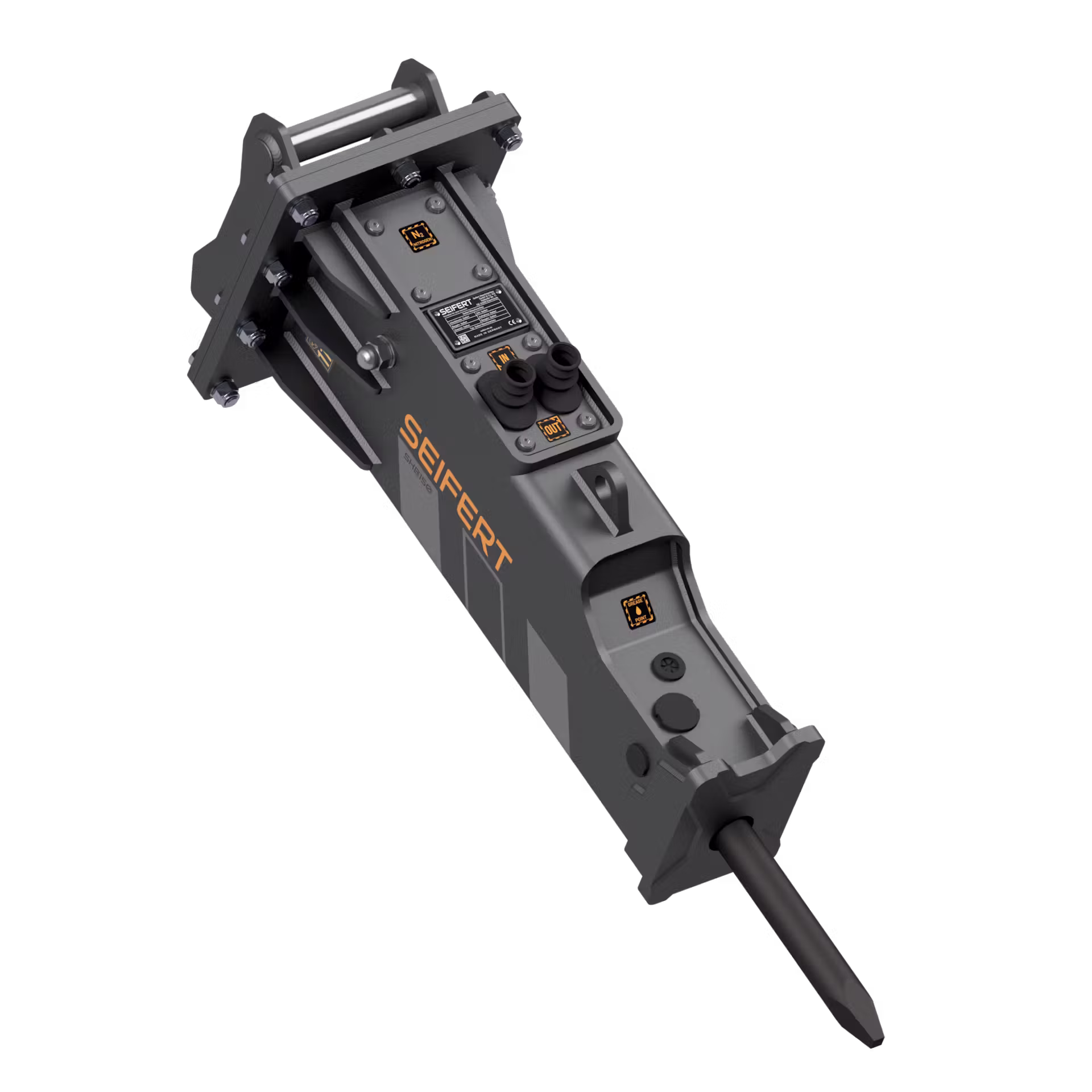 SHB150 Hydraulikhammer mit Aufnahme MS01, 1,2-3to.