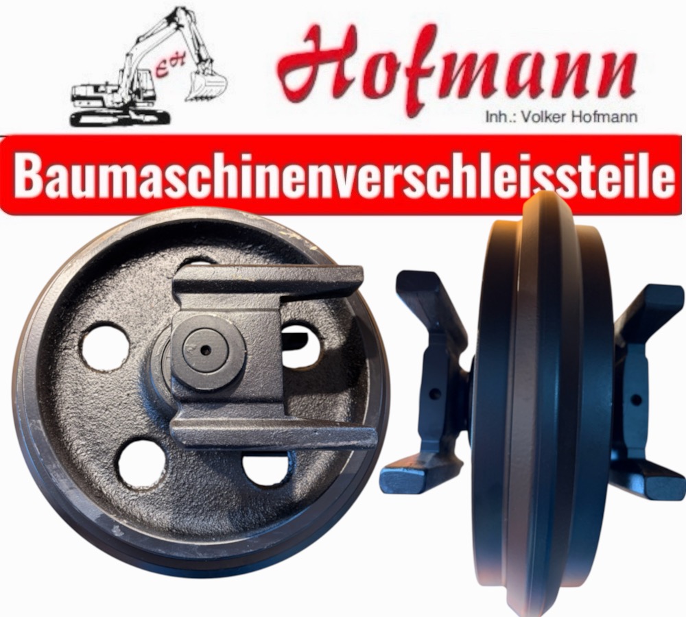 Leitrad mit Gleitstücken, DM 269mm, Gesamtbreite: 174mm