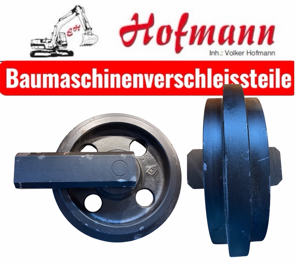 Leitrad mit Gleitstücken, DM: 295mm, 255mm Gesamtbreite: 164mm