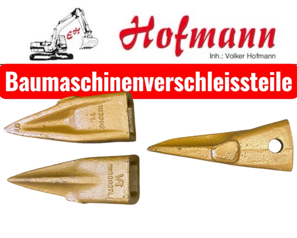 Baggerzahn spitze Ausführung System Cat J200, 9W8209