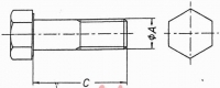 Sechskant-Schraube M24x90mm Sechskant-Schraube M24x90mm