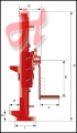 Stahlwinde SWV PREMIUM mit verstellbarer Klaue 1,5t, 300mm