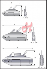 Universalseilzug USZ PREMIUM 800kg, 20m, 8mm